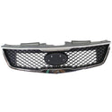 2010 Kia Forte Grille, Chrome Shell/ Black Insert - Classic 2 Current Fabrication
