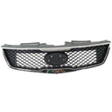 2010 Kia Forte Grille, Chrome Shell/ Black Insert (CAPA).