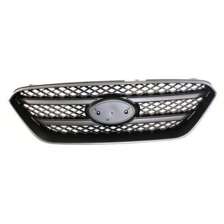 2007-2012 Kia Rondo Grille, Painted-Black - Classic 2 Current Fabrication