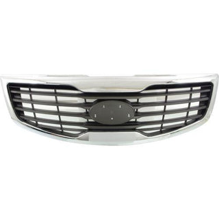 2013 Kia Sportage Grille, Painted Gray - Classic 2 Current Fabrication