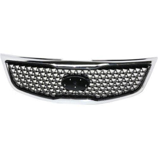 2014-2016 Kia Sportage Grille, Painted-Black - Classic 2 Current Fabrication