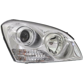 2007-2008 Kia Optima Head Light RH, Assembly, With Chrome Insert.