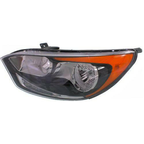 2012-2015 Kia Rio5 Head Light LH, Assembly, Halogen, w/Out Auto, Hatchback.