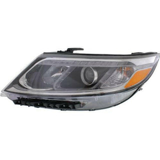 2014-2015 Kia Sorento Head Light LH, Assembly, Halogen, w/Out Auto Level.