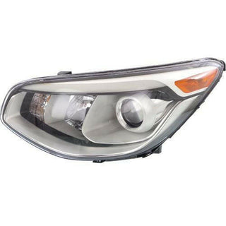 2014-2015 Kia Soul Head Light LH, Assembly, Halogen, Projector Lens.