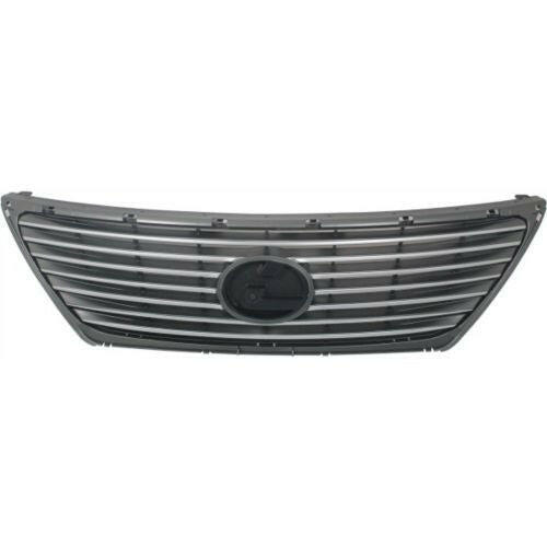 2007-2009 Lexus LS460 Grille, Silver Shell/gray Insert.