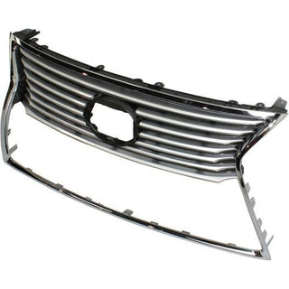 2013-2015 Lexus LS460 Grille, Chrome Shell/Black - Classic 2 Current Fabrication