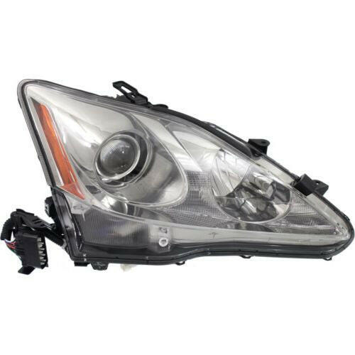 2009-2010 Lexus IS350 Head Light RH, Lens And Housing, Hid Type, w/Out Hid.