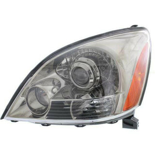 2003-2009 Lexus Gx470 Head Light LH, Lens And Housing, w/Sport Package.