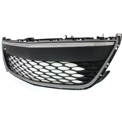 2010-2012 Mazda CX-7 Front Bumper Grille, Chrome, With Fog Light.
