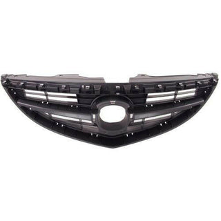 2009-2013 Mazda 6 Grille, Painted-Black NSF.