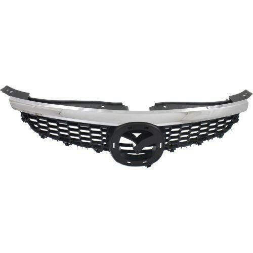 2007-2009 Mazda CX-9 Grille, Chrome Shell/Black Insert.