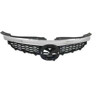 2007-2009 Mazda CX-9 Grille, Chrome Shell/Black Insert.