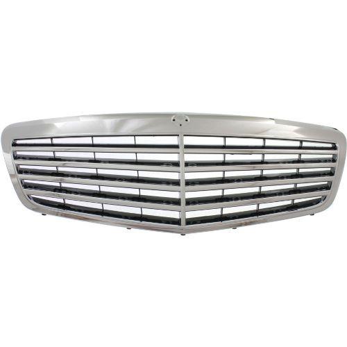 2010-2013 Mercedes S-class Grille, Chrome Shell/Black - Classic 2 Current Fabrication