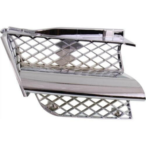 2003-2004 Mitsubishi Outlander Grille RH, All Chrome.