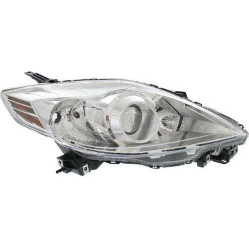 2008-2010 Mazda 5 Head Light RH, Lens And Housing, Halogen, Chrome Bezel.