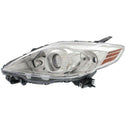 2008-2010 Mazda 5 Head Light LH, Lens And Housing, Halogen, Chrome Bezel.