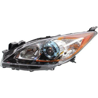 2012-2013 Mazda 3 Head Light LH, Assembly, Halogen, Hatchback/Sedan.