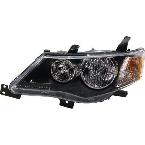 2007-2009 Mitsubishi Outlander Head Light LH, Assembly, Halogen.