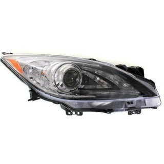 2010-2013 Mazda 3 Head Light RH, Lens And Housing, w/Out Auto Level Ctrl.