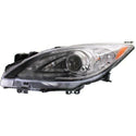 2010-2013 Mazda 3 Head Light LH, Lens And Housing, w/Out Auto Level Ctrl.