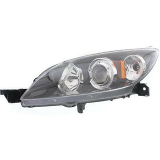 2004-2009 Mazda 3 Head Light LH, Lens And Housing, Hid, With Out Hid Kit.