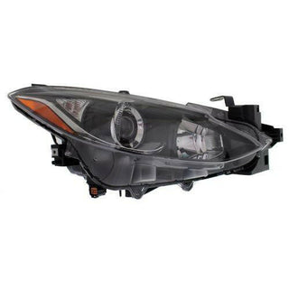 2014-2016 Mazda 3 Head Light RH, Assembly, Halogen - Capa.