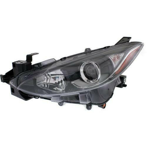 2014-2016 Mazda 3 Head Light LH, Assembly, Halogen - Capa.
