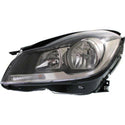 2012-2015 Mercedes-Benz C-class Head Light LH, Assembly, Black, Halogen.