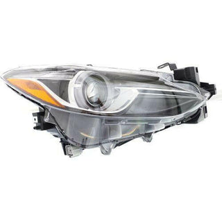 2014-2015 Mazda 3 Head Light RH, Lens And Housing, Hid, With Out Hid Kit.