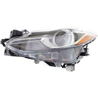 2014-2015 Mazda 3 Head Light LH, Lens And Housing, Hid, With Out Hid Kit.