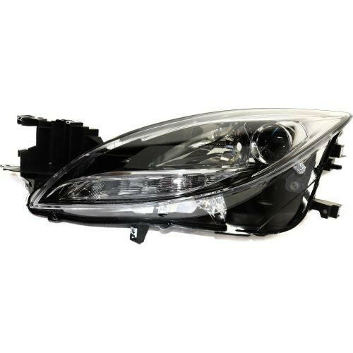 2012-2013 Mazda 6 Head Light LH, Lens And Housing, Halogen - Capa.