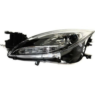 2012-2013 Mazda 6 Head Light LH, Lens And Housing, Halogen - Capa.
