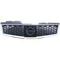 2009-2012 Nissan Sentra Grille, Chrome Shell/Dark Gray - Classic 2 Current Fabrication