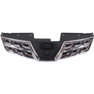 2014-2015 Nissan Rogue Select Grille, Chrome Shell - Classic 2 Current Fabrication