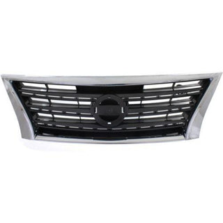 2013-2015 Nissan Sentra Grille, Chrome Shell - Classic 2 Current Fabrication
