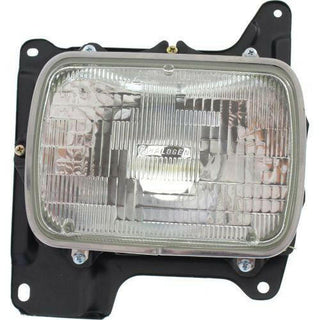 1986-1997 Nissan Pickup Head Light RH, Sealed Beam Type, Halogen.