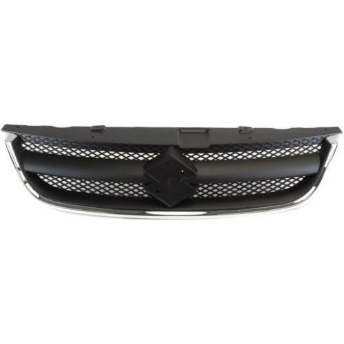 2006-2008 Suzuki Forenza Grille, Chrome Shell/Black.