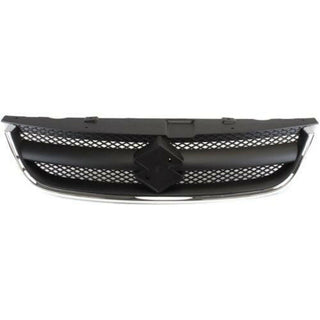 2006-2008 Suzuki Forenza Grille, Chrome Shell/Black.