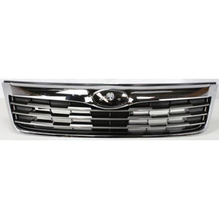 2009-2010 Subaru Forester Grille, Chrome Shell/Silver - Classic 2 Current Fabrication