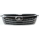2010-2012 Subaru Outback Grille, Silver Shell/ Dark Gray.
