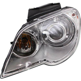 2007-2008 Chrysler Pacifica Head Light LH, Lens And Housing, Hid, w/Out Hid.