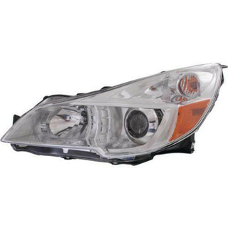 2013-2014 Subaru Outback Head Light LH, Assembly, Chrome Interior.