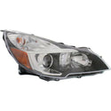 2013-2014 Subaru Legacy Head Light RH, Assembly, Black Interior.