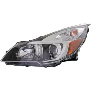 2013-2014 Subaru Outback Head Light LH, Assembly, Black Interior.