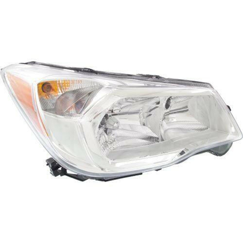 2014-2016 Subaru Forester Head Light RH, Assembly, Chrome Bezel, Halogen.