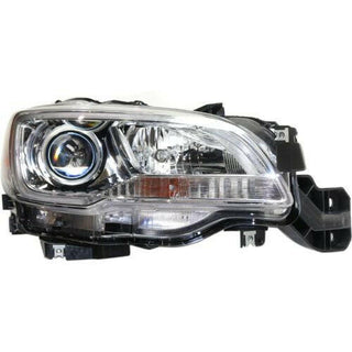 2015-2016 Subaru Legacy Head Light RH, Assembly, Chrome Interior, Halogen.