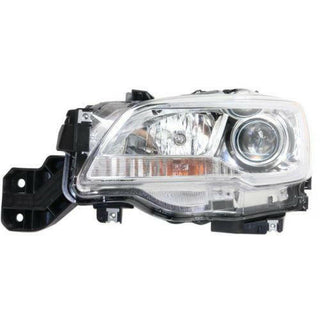 2015-2016 Subaru Legacy Head Light LH, Assembly, Chrome Interior, Halogen.