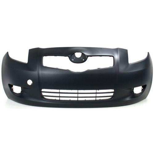 2007-2008 Toyota Yaris Front Bumper Cover, Primed, w/ Fog Lamp Holes, Hatchback (CAPA) - Classic 2 Current Fabrication