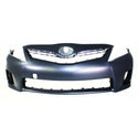 2010-2011 Toyota Camry Front Bumper Cover, Primed, w/Tow Hole, Hybrid- Capa.